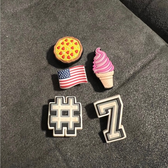 CROCS Accessories 5 Jibbitz Charm Lot Different Charms Fit For